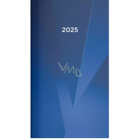 Albi Diář 2025 Kapesní čtrnáctidenní Modrý 8,2 x 15,3 x 0,5 cm