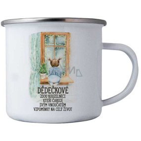 Bohemia Gifts Dědečkové jsou kouzelníci plecháček 350 ml