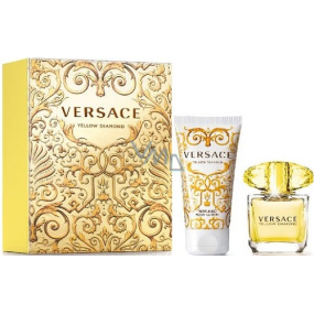 Versace Yellow Diamond toaletní voda 30 ml + tělové mléko 50 ml, dárková sada pro ženy