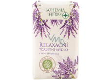 Bohemia Gifts Lavender relaxační toaletní mýdlo 100 g