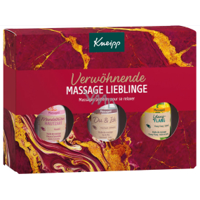 Kneipp Masážní oleje You & Me 20 ml + Ylang-Ylang 20 ml + Mandlové květy 20 ml, kosmetická sada