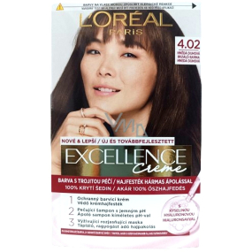 Loreal Paris Excellence Creme barva na vlasy 4.02 Hnědá duhová