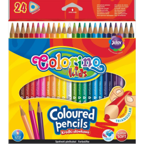 Colorino Pastelky trojhranné 24 barev