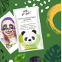 Selfie Project BravePanda čisticí textilní pleťová maska 15 ml