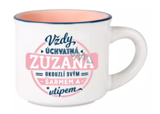 Albi Espresso hrneček Zuzana - Vždy úchvatná, okouzlí svým šarmem a vtipem 45 ml