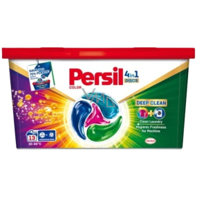 Persil Discs Deep Clean Color 4v1 prací kapsle na barevné prádlo 13 dávek