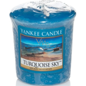 Yankee Candle Turquoise Sky - Tyrkysové nebe vonná svíčka votivní 49 g