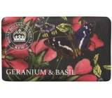 English Soap Geranium & Bazalka přírodní parfémované toaletní mýdlo s bambuckým máslem 240 g