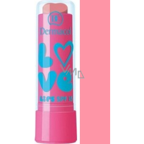 Dermacol Love Lips SPF15 balzámy na rty 01 Love 3,5 ml