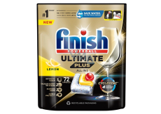 Finish tablety do myčky Ultimate Plus All in 1 Lemon, tablety do myčky 72 kusů