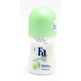 Fa Yoghurt Aloe Vera kuličkový deodorant roll-on pro ženy 50 ml