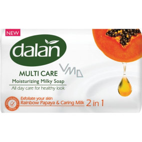 Dalan Multi Care Rainbow Papaya & Caring Milk toaletní mýdlo 90 g