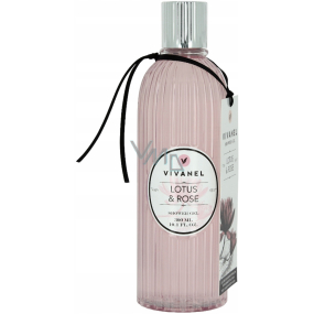 Vivian Gray Vivanel Lotus a Rose luxusní sprchový gel pro ženy 300 ml