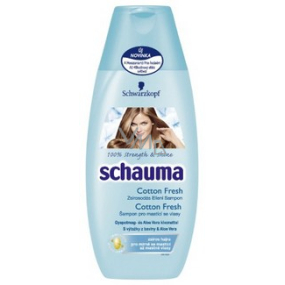 Schauma Cotton Fresh šampon na vlasy 400 ml