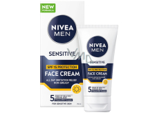 Nivea Men Sensitive OF15 ochranný pleťový krém pro muže 75 ml