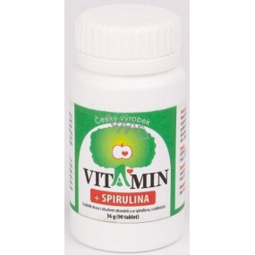 SunPharm Vitamin + Spirulina doplněk stravy 90 tablet