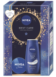 Nivea Best Care Creme Care pečující sprchový gel 250 ml + Nivea Creme krém pro základní péči 75 ml, kosmetická sada