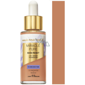 Max Factor Miracle Pure 2v1 make-up a tónující sérum 60-80 Light To Medium 30 ml