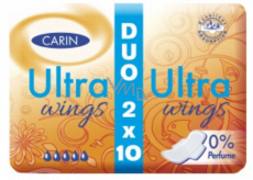 Carine Ultra Wings intimní vložky Duo 2 x 10 kusů