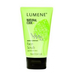 Lumene Natural Code Face Scrub Pleťový peeling čistí ucpané póry 75 ml