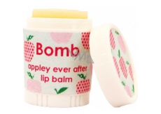 Bomb Cosmetics Jablko a liči - Apple Ever balzám na rty 4,5 g
