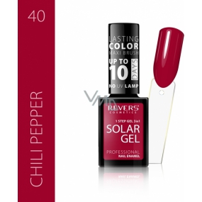 Revers Solar Gel gelový lak na nehty 40 Chili Pepper 12 ml