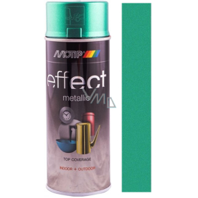 Motip Effect Metallic metalický lak sprej pro lesklý povrch zelený 400 ml