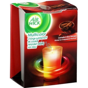 Air Wick Multicolor Skořice a vzácné dřevo vonná svíčka 155 g