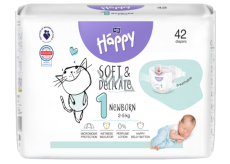 Bella Happy Newborn 1 2 - 5 kg plenkové kalhotky pro děti 42 kusů