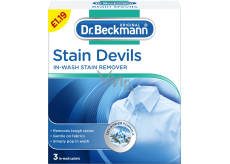 Dr.Beckmann Stain Devils odstraňovač skvrn 3 x 40 g