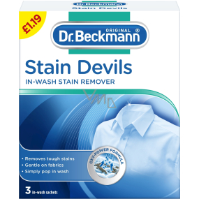 Dr.Beckmann Stain Devils odstraňovač skvrn 3 x 40 g