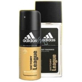 Adidas Victory League parfémovaný deodorant sklo pro muže 75 ml + deodorant sprej 150 ml, kosmetická sada