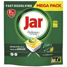 Jar Original All in One Lemon kapsle do myčky nádobí 116 kusů