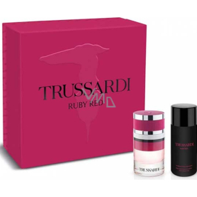 Trussardi Ruby Red parfémovaná voda 60 ml + tělová emulze 125 ml, dárková sada pro ženy