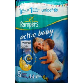 Pampers Active Baby 5 Junior 11-25 kg plenkové kalhotky 44 kusů