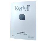 Korloff In White toaletní voda pro muže 1,5 ml vialka