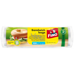 Fino Sandwich bags sáčky mikroténové svačinové 18 x 28 cm, 100 kusů