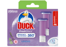 Duck Fresh Discs Levandule Wc závěsný čistič náhradní náplň 2 x 36 ml