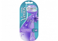 Gillette Venus ComfortGlide Breeze 2v1 holicí strojek + náhradní holicí hlavice 3břity 2 kusy pro ženy