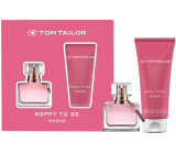 Tom Tailor Happy To Be parfémovaná voda 30 ml + sprchový gel 100 ml, dárková sada pro ženy