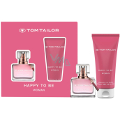 Tom Tailor Happy To Be parfémovaná voda 30 ml + sprchový gel 100 ml, dárková sada pro ženy