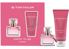 Tom Tailor Happy To Be parfémovaná voda 30 ml + sprchový gel 100 ml, dárková sada pro ženy