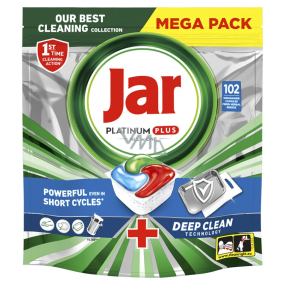 Jar Platinum Plus Deep Clean kapsle do myčky nádobí 102 kusů