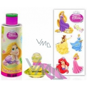 Disney Princess - Razpunzel sprchový gel 200 ml + parfém 20 ml + nálepky, kosmetická sada