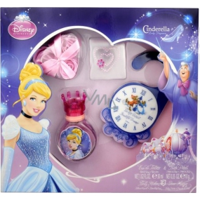 Disney Princess - Popelka toaletní voda 30 ml + mýdlové růže 3 kusy + Visačka, Dívčí kazeta