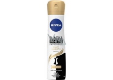 Nivea Invisible Black & White Silky Smooth antiperspirant deodorant sprej pro ženy 150 ml