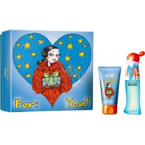 Moschino I Love Love toaletní voda pro ženy 30 ml + tělové mléko 50 ml, dárková sada 2015