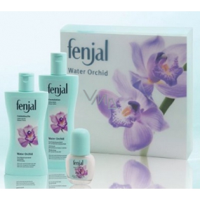 Fenjal Water Orchid sprchový gel 200 ml + tělové mléko 200 ml + roll-on 50 ml, kosmetická sada