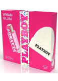 Playboy Wham Glam toaletní voda 40 ml + čepice, dárková sada pro ženy