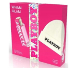 Playboy Wham Glam toaletní voda 40 ml + čepice, dárková sada pro ženy